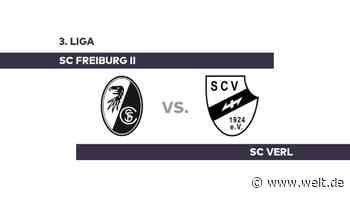 SC Freiburg II - SC Verl: Reißt Freiburg das Ruder herum? - 3. Liga - DIE WELT