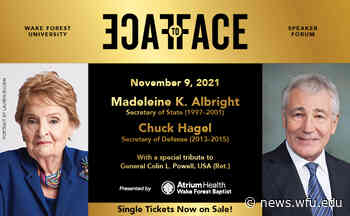 Face to Face Speaker Forum update for Nov. 9 event | Wake Forest News - Wake Forest News