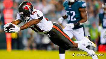 Bucs' Brown, Gronkowski out Sunday vs. Bears