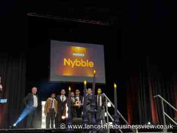 Nybble wins Commitment to Blackburn with Darwen Award at the 2021 Hive Awards - Lancashire Business View