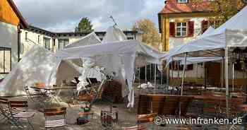 Bamberg: Herbst-Sturm "Ignatz" zerstört kompletten Biergarten - kurz vor besonderer Winter-Eröffnung