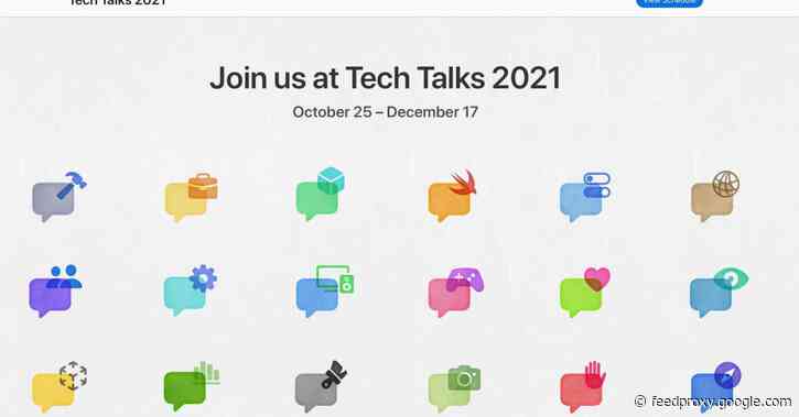 Apple announces return of ‘Tech Talks’ for developers, beginning October 25