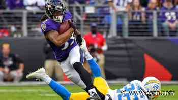 Freeman likely to start as injuries hit Ravens' RBs