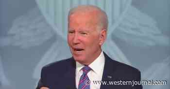 Watch: Biden Does His Creepy Whisper, Flashes What the Left Calls a White Supremacist Hate Symbol