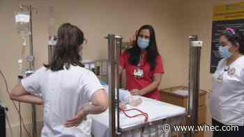 Nursing students prepare for hard work and long days