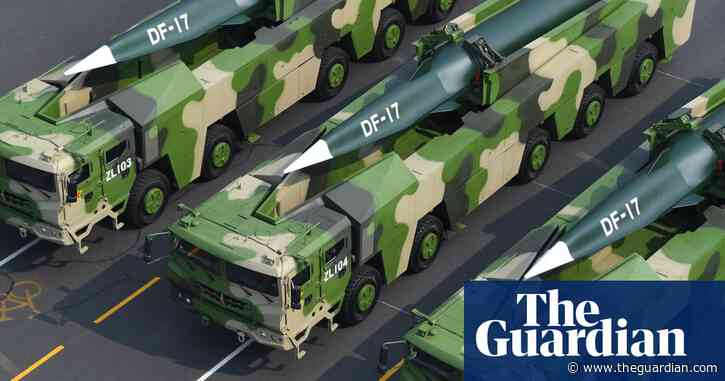 China’s hypersonic glider weapons test threatens to drive new arms race