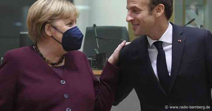 Frankreichs Präsident dankt Merkel für ihr Europa-Engagement