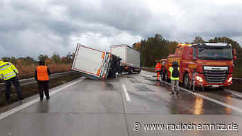 Sturm hat Laster auf der A72 umgeweht - Radio Chemnitz