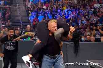 Brock Lesnar brutalizes Roman Reigns and The Bloodline