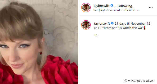 Taylor Swift Posts Her First Instagram Reel with Preview of 'Red (Taylor's Version)' & New Merch!