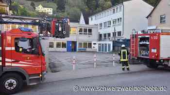 Feuerwehreinsatz in Schramberg - Firmenmitarbeiter löschen Alarm selbst – Wehr muss suchen - Schwarzwälder Bote