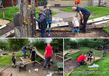 Osbaldeston parents fundraising for games area after renovating school playground