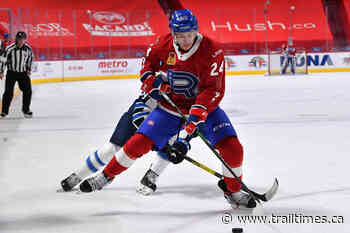 AHL Laval Rocket trade Trail Smoke Eater alumnus to Bellville Senators - Trail Times