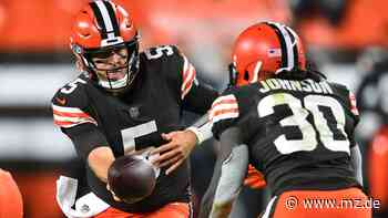NFL: Cleveland Browns siegen auch ohne Quarterback Mayfield - Mitteldeutsche Zeitung