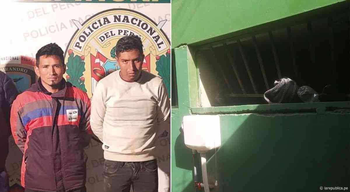 Puno: detenidos por tráfico de droga fugan de calabozo en dependencia policial - La República Perú