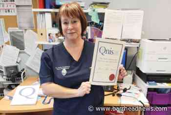 Long service award is perfect tonic for Neilston nurse - Barrhead News