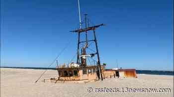 Abandoned vessel on Cape Hatteras National Seashore to be removed