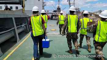 Chesapeake Health Department providing COVID vaccine to workers on international cargo ships