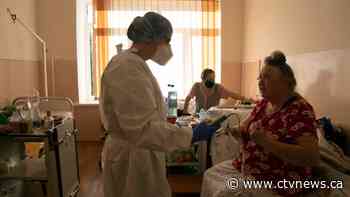 Ukraine sees new record high in virus deaths, infections - CTV News