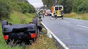 Autounfall in Marsberg: Fahrzeug überschlug sich - wp.de - Westfalenpost