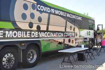 GO-VAXX bus stopping at Holly Community Centre on Tuesday - BarrieToday
