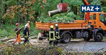 Feuerwehr Rathenow zieht Sturm-Bilanz - Märkische Allgemeine Zeitung