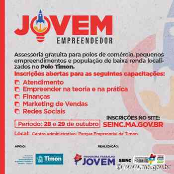 Trabalho Jovem: Polo Timon está com inscrições abertas para... - Governo do Maranhão