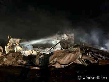 Barn Fire In LaSalle | windsoriteDOTca News - windsoriteDOTca News
