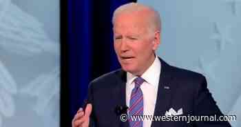 Watch: Biden Spends 57 Seconds Blabbering, Then Begs Radical Islamists to Do His Job