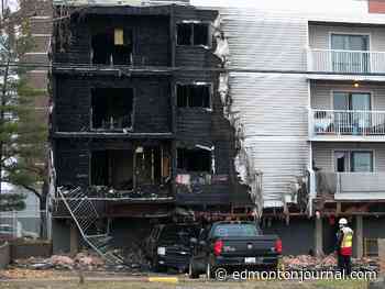 Early morning Edmonton fire forces residents to evacuate apartment, one person sent to hospital