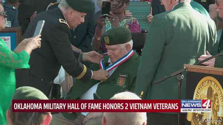 Oklahoma Military Hall of Fame honors 2 Vietnam Veterans