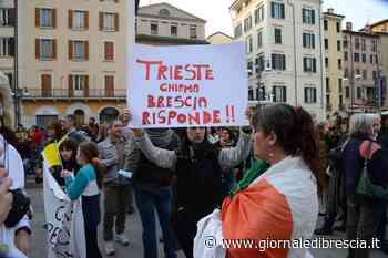 Freevax e No Green pass: in 500 manifestano a Brescia - Giornale di Brescia