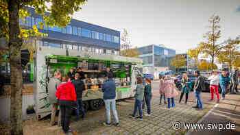 Streetfood in Ulm: Mittagessen mit Festivalcharakter: Food Trucks im Science Park auf dem Eselsberg - SWP