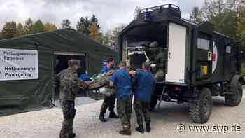 Militärübung bei Ulm: Rommelkaserne: So macht sich das Sanitätsregiment fit für die schnelle Eingreiftruppe der Nato - SWP