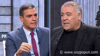 Pedro Sánchez, de picoteo protocolario con Antonio García Ferreras y un directivo de Atresmedia - Vozpópuli