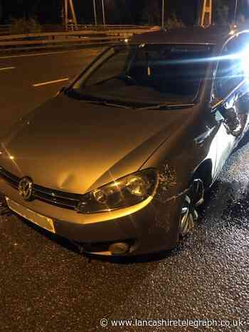 M60 drunk driver abandoned car and went for a walk