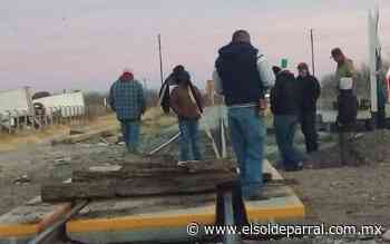 Productores agrícolas bloquean vías férreas en Jiménez - El Sol de Parral
