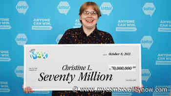 Largest-ever lotto prize: B.C. woman wins $70M - My Comox Valley Now