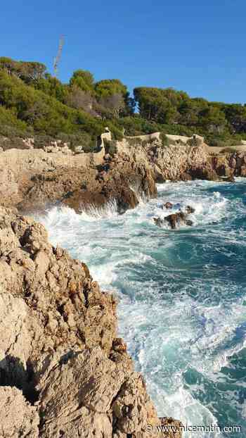 Forte houle: Antibes ferme son sentier du littoral jusqu'à lundi et déconseille la baignade