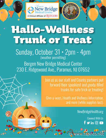 Bergen New Bridge Medical Center to Host Trunk-or-Treat on October 31st - TAPinto.net