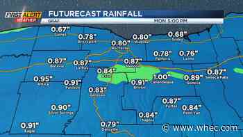 First Alert Weather: The wet weather returns tonight with rain, heavy at times