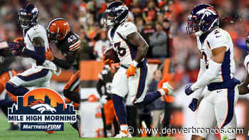 Mile High Morning: Sutton, Surtain, Williams earn praise from Pro Football Focus in loss to Browns - DenverBroncos.com