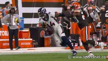 Sutton tracks down Bridgewater pass to make one-handed contested-catch - Sportsnet.ca