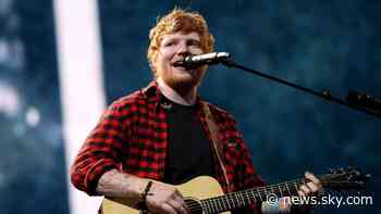 COVID-19: Ed Sheeran tests positive for coronavirus - but says he will gig from home - Sky News