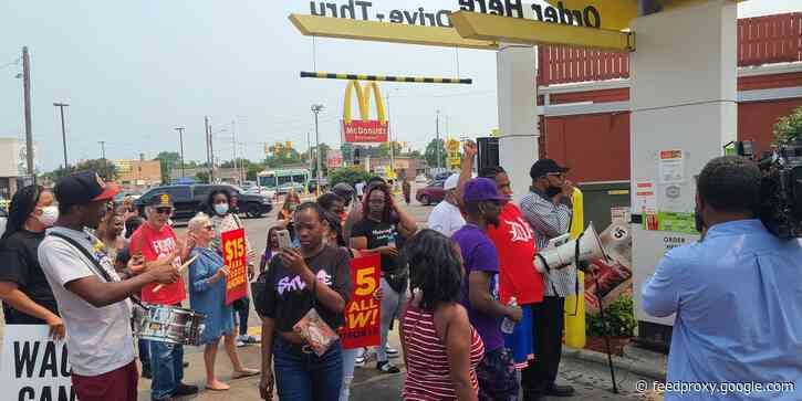 McDonald's workers are staging another one-day strike to protest the alleged sexual harassment of employees at the chain's restaurants