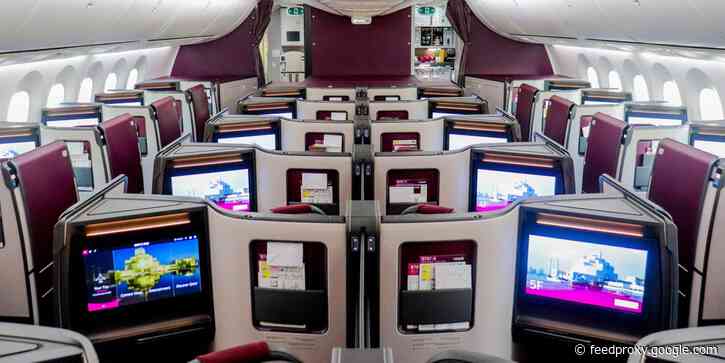Qatar Airways glamorous new business class suite is traveling the globe on its newest plane, the Boeing 787-9 Dreamliner - take a look