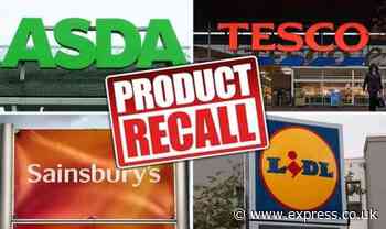 Asda, Tesco, Lidl & more recall popular foods amid health & allergy fears - full list - Daily Express