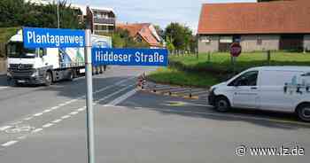 Hiddeser Straße: Verkehrsversuch sorgt für Rückstau | Lokale Nachrichten aus Detmold - Lippische Landes-Zeitung