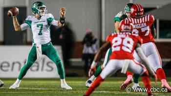Roughriders avoid season sweep in downing Stampeders