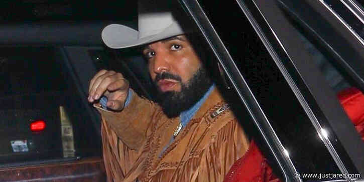 Drake Dresses as a Cowboy at Star-Studded 35th Birthday Bash in LA